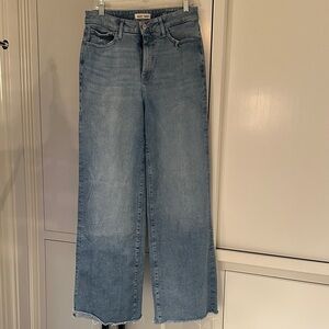 Warp + Weft Light Blue Flare Jeans